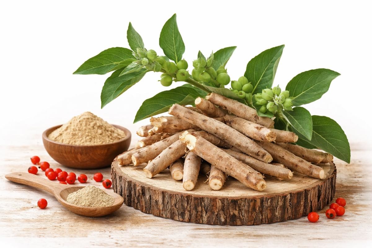 '인도 산삼' 아슈와간다. 기사 내용 토대로 AI툴 활용해 제작한 자료사진.