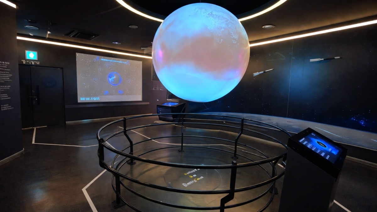 좌구산 천문대. 기사 내용 토대로 AI툴 활용해 제작한 자료사진.