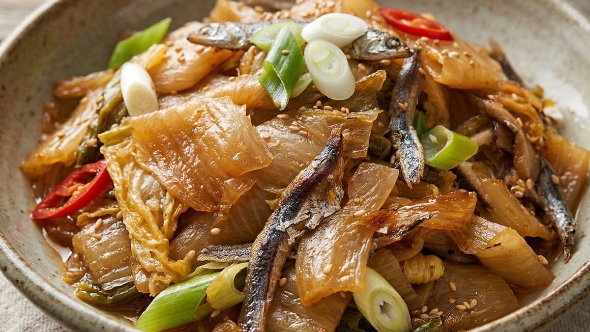 신김치멸치볶음 (AI 사진)