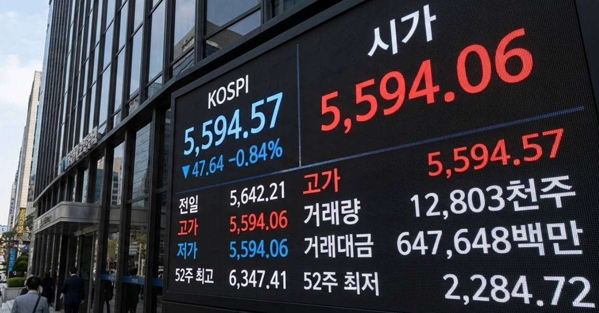 26년 3월 26일 시가. 기사 이해를 돕기 위해 AI로 제작한 이미지.