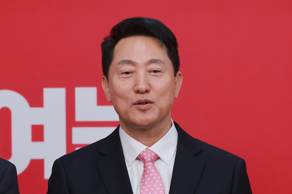 6·3 지방선거 서울시장에 도전하는 오세훈 서울시장 / 뉴스1