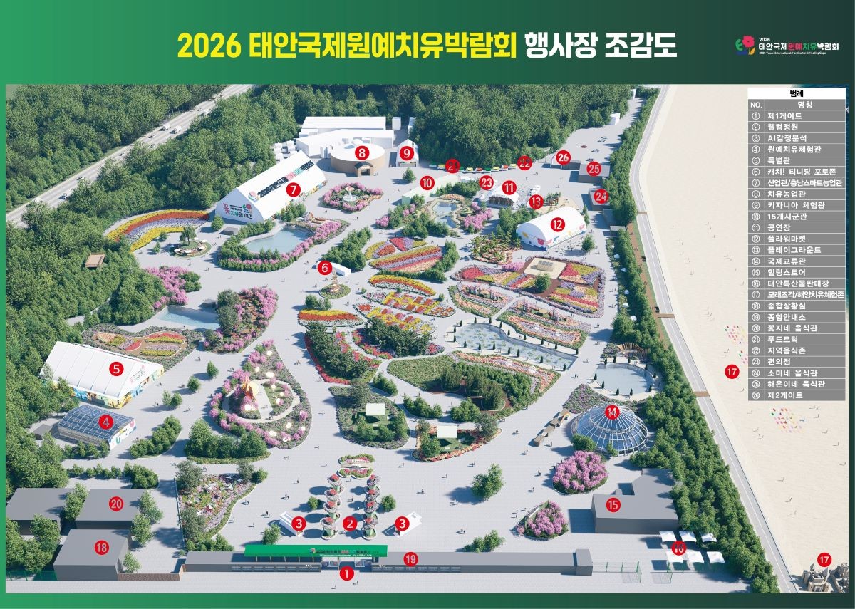 행사장 조감도 / 박람회 조직위