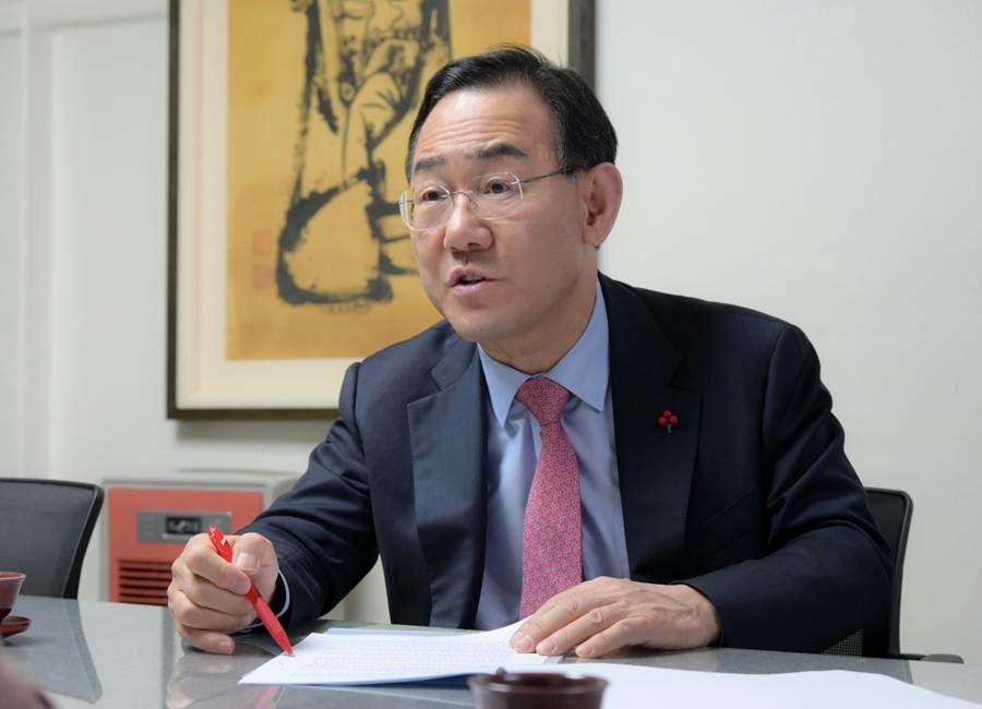 주호영 국회부의장이 26일 법원에 효력정지 가처분 신청을 냈다./주호영 제공