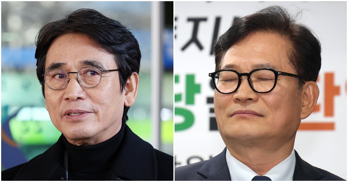 유시민 작가(왼쪽)와 송영길 전 더불어민주당 대표. / 뉴스1