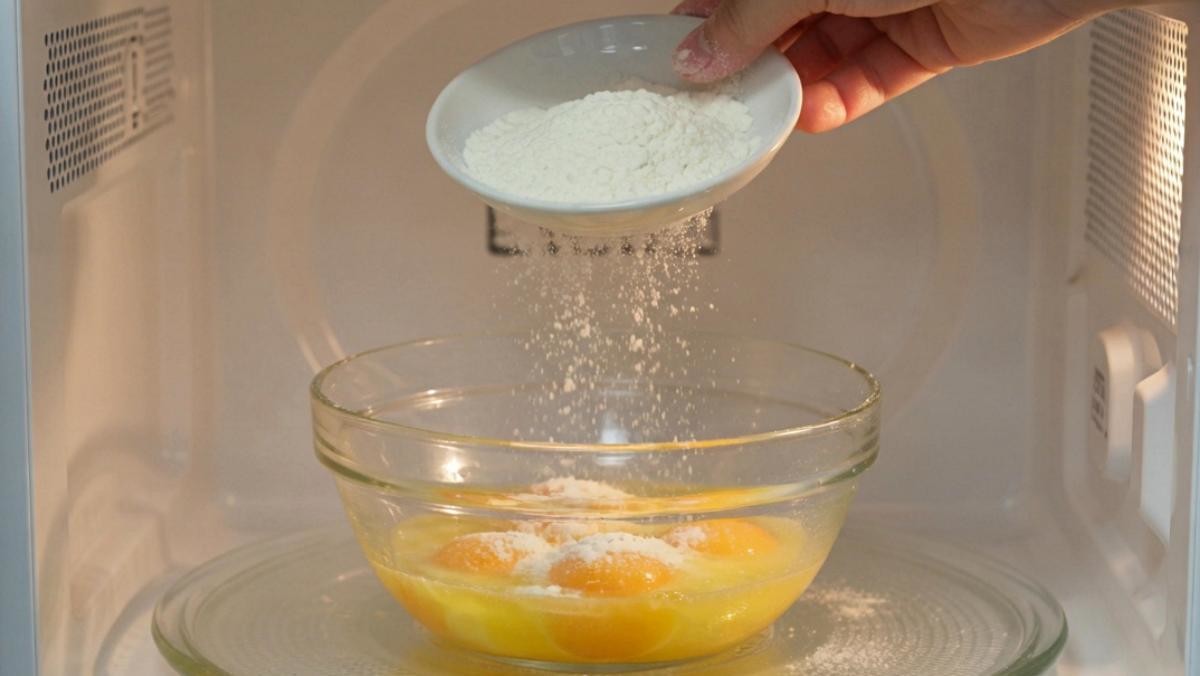 '전자레인지로 이게 된다고?' 기사 내용 토대로 AI툴 활용해 제작한 자료사진.