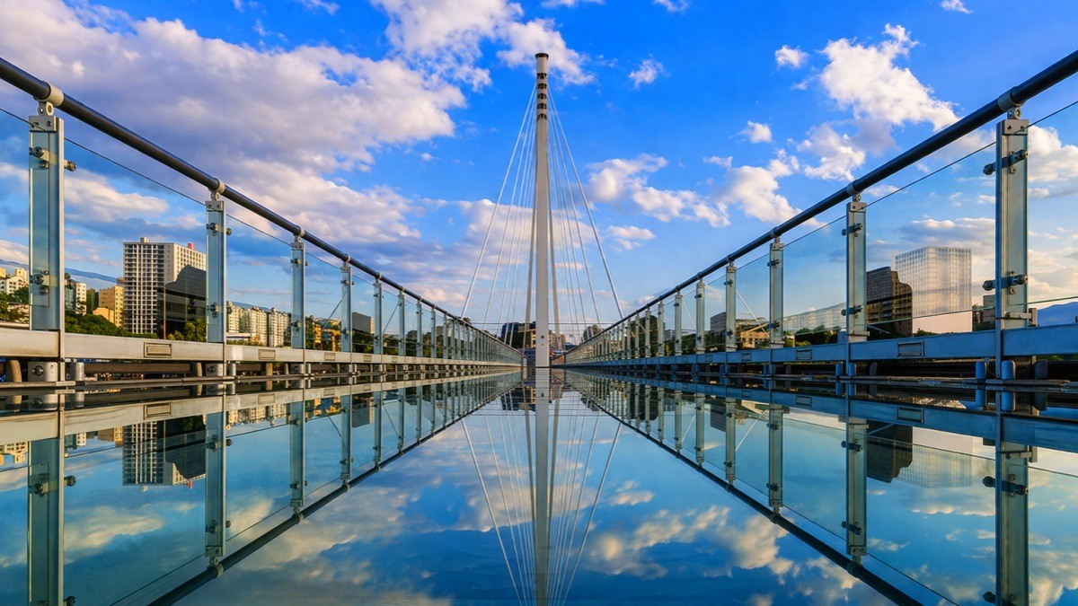 소양강 스카이워크. 기사 내용 토대로 AI툴 활용해 제작한 자료사진.