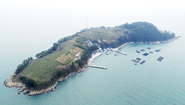 금당면 허우도 전경