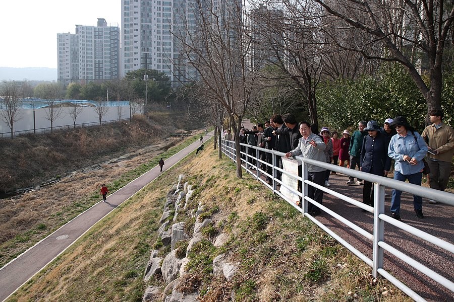 불암천 도보 점검 사진