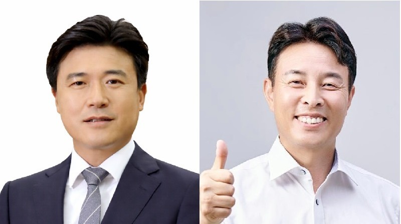 (왼쪽부터)더불어민주당 대전 서구청장 경선에서 컷오프된 김종천·전문학 예비후보