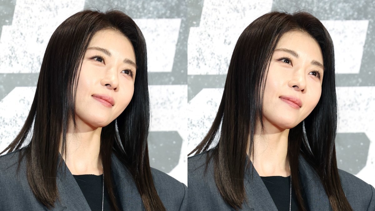 '동안 미모' 자랑하는 배우 하지원. / 뉴스1