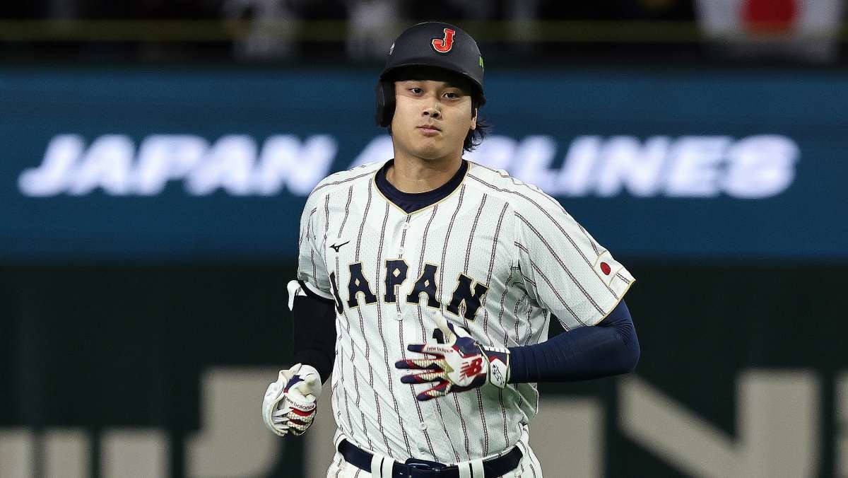 지난 7일 오후 일본 도쿄돔에서 열린 2026 월드베이스볼클래식 C조 조별리그 대한민국과 일본의 경기에서 오타니 쇼헤이가 고영표를 상대로 동점 솔로홈런을 치고 그라운드를 돌고 있다.  / 뉴스1