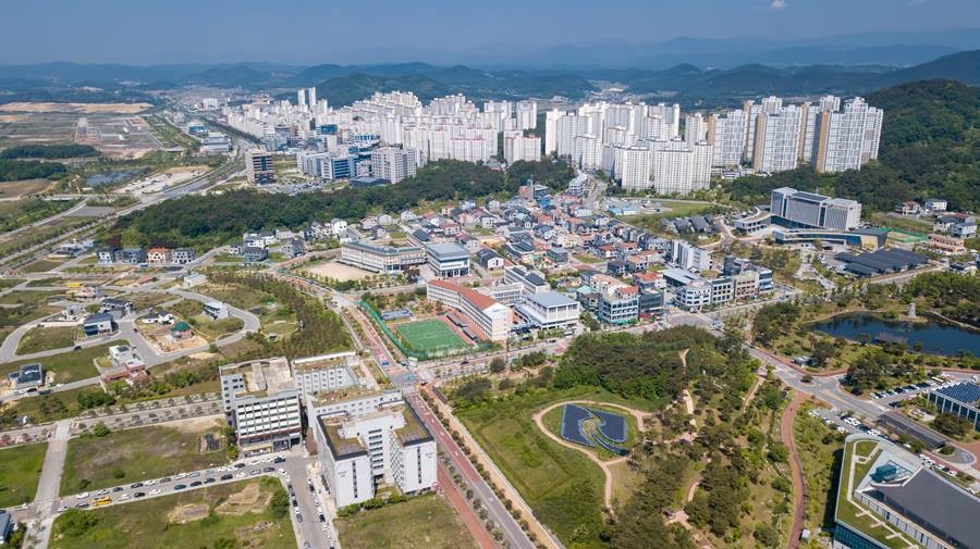 경북도청 신도시 전경/경북도
