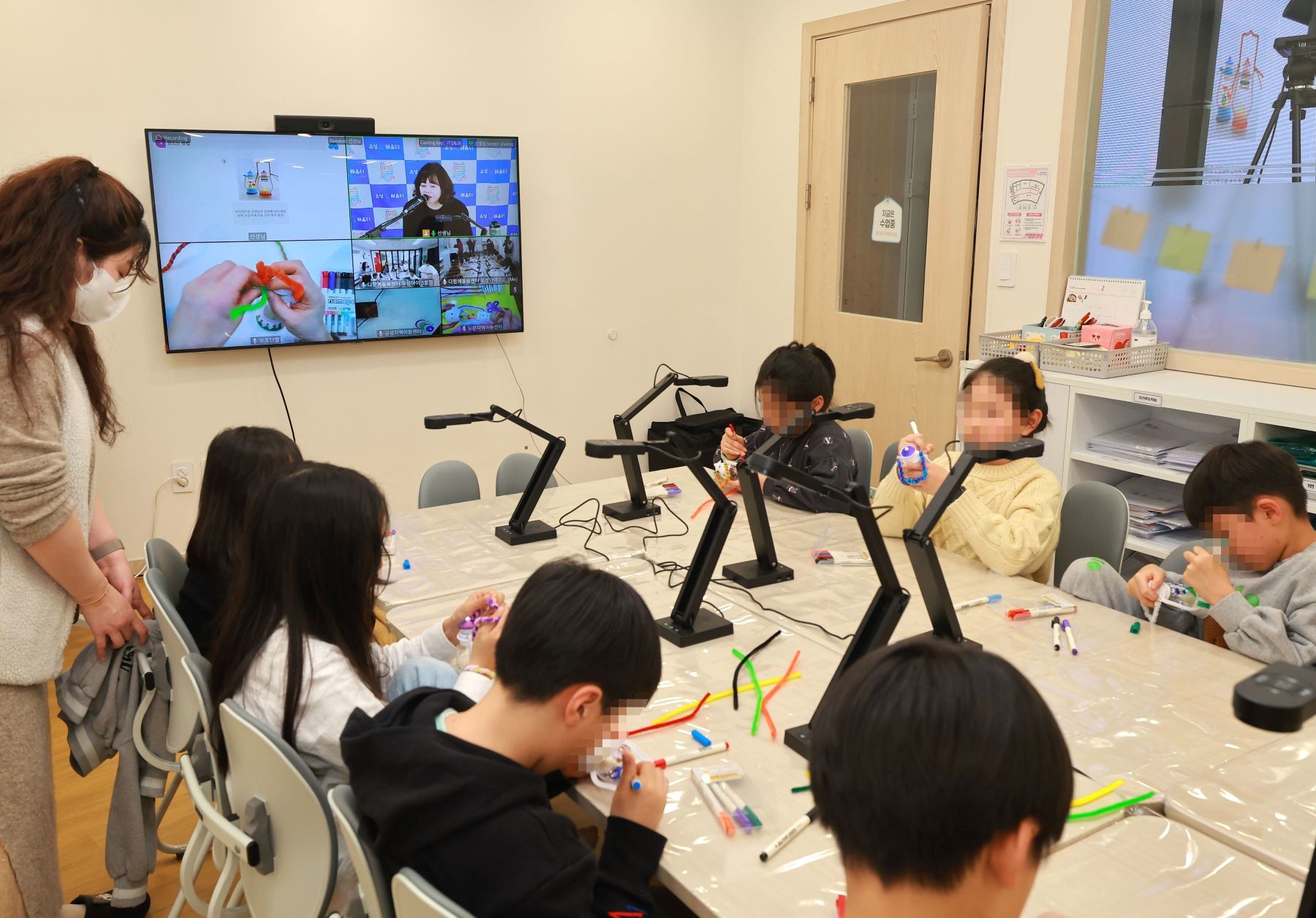 유성AI배움터 실시간 화상수업 모습 / 사진=대전 유성구