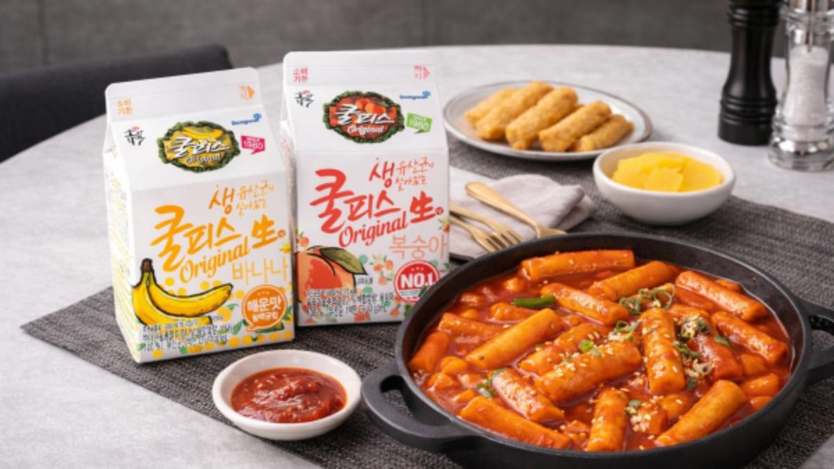 쿨피스와 떡볶이. / 동원 F&B