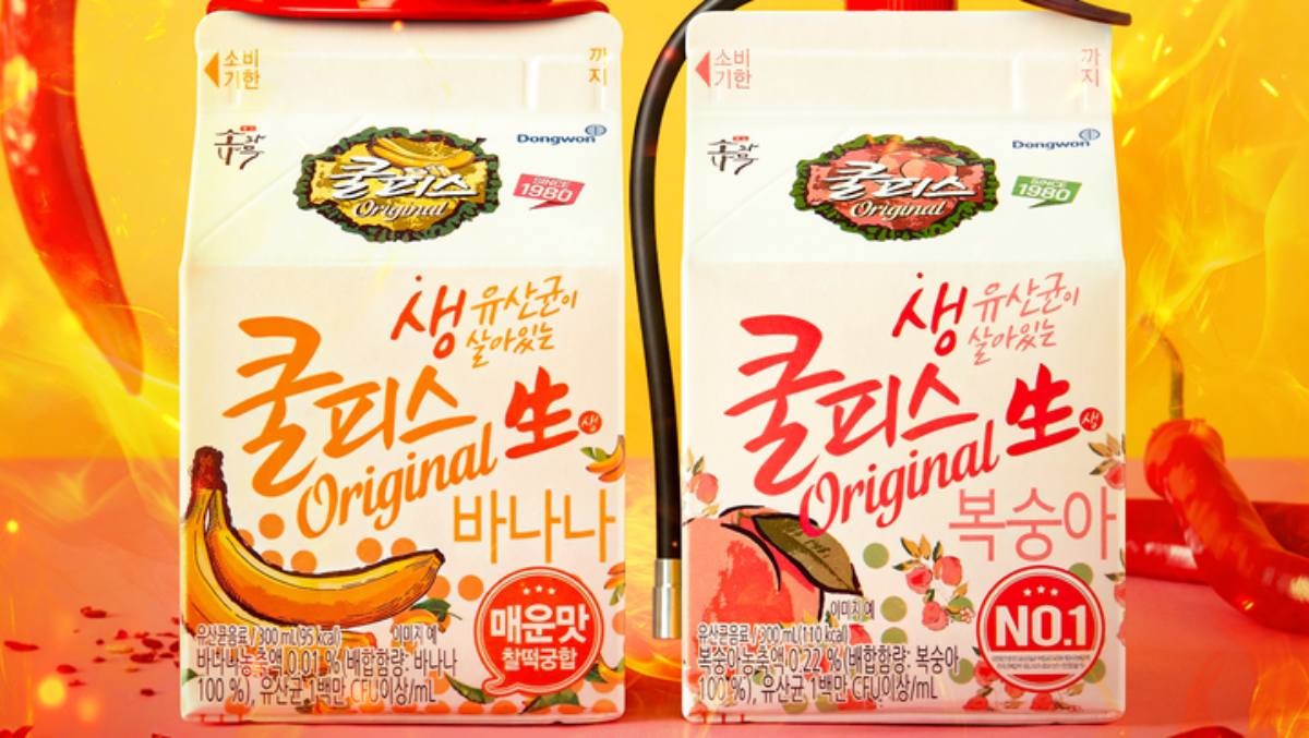 새롭게 출시된 바나나맛 쿨피스 / 동원 F&B