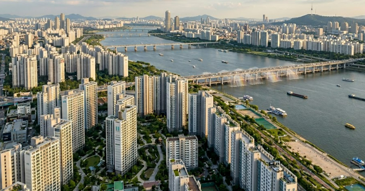한강 벨트 아파트. 단순 자료 사진. 기사 이해를 돕기 위해 AI로 제작한 이미지.