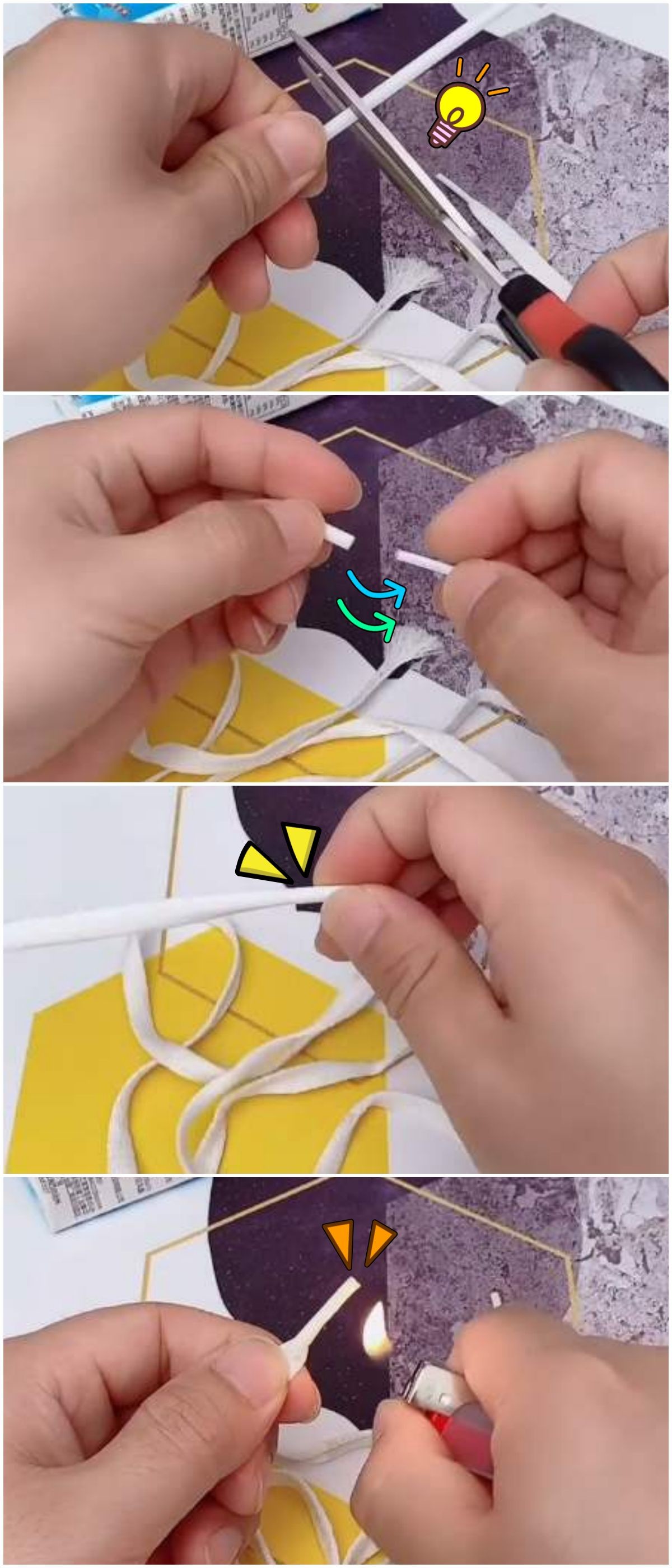 풀려버린 신발끈 셀프로 수선하는 쉬운 방법. 유튜브 채널 'Hello Park TV' 자료 활용해 제작한 이미지.