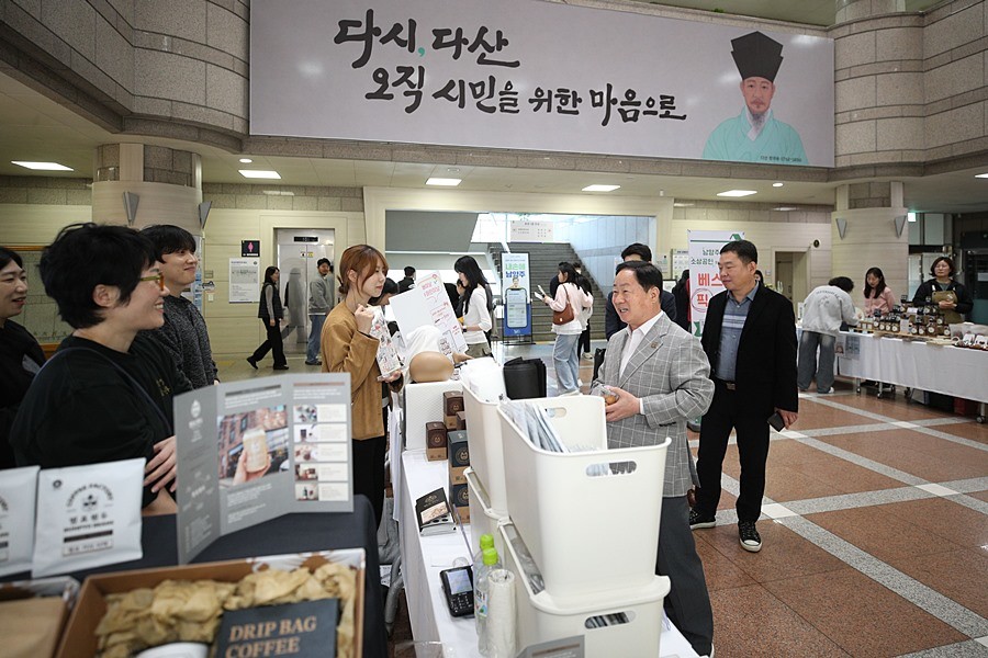 행사에 참여한 주광덕 시장