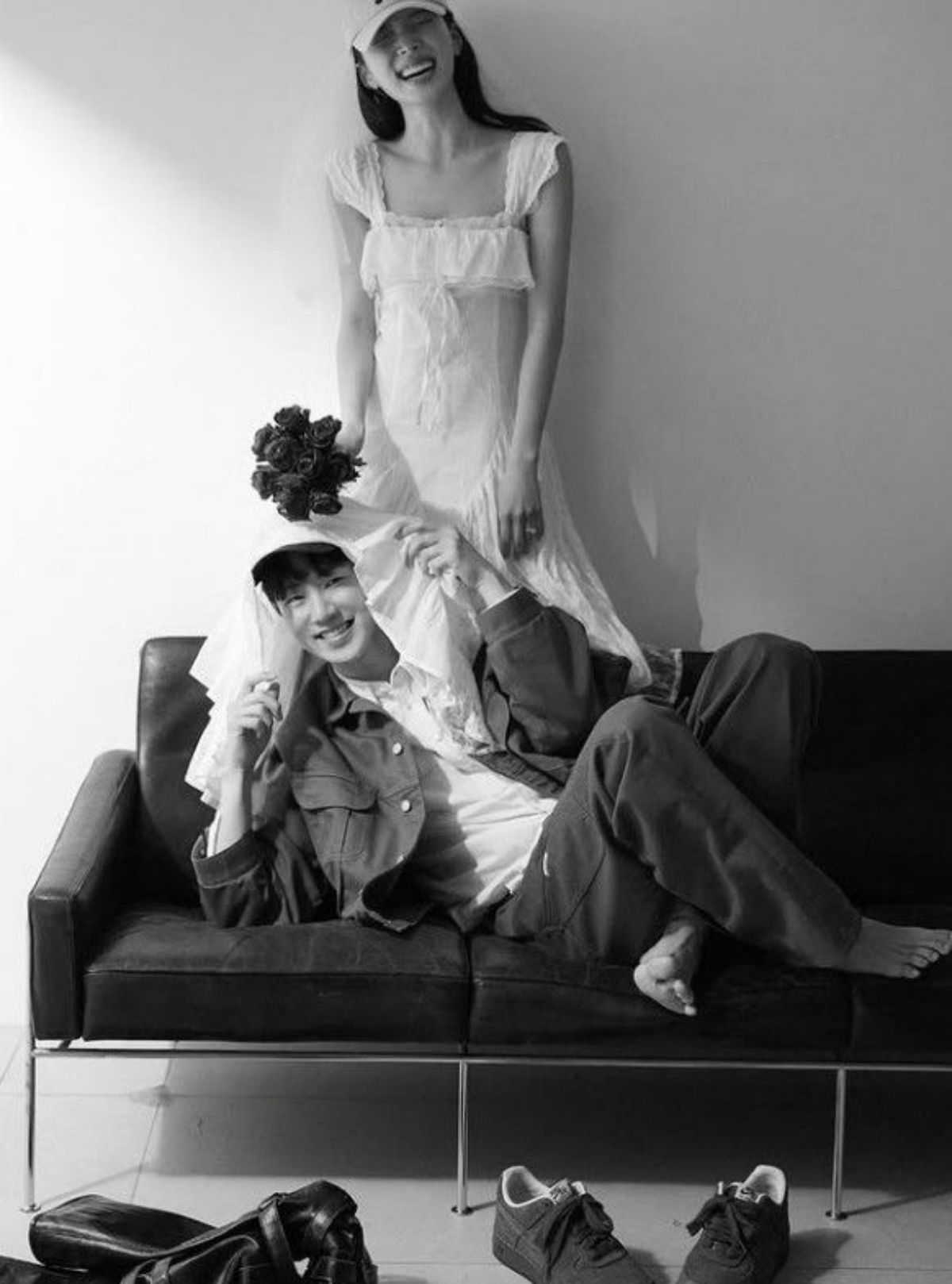 김지영-윤수영 부부. 웨딩 화보 2. / 김지영 인스타그램