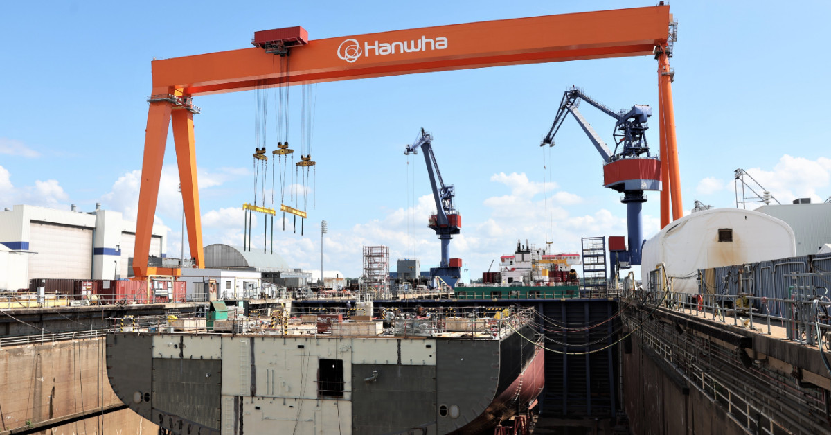 한화필리조선소 전경 / 한화