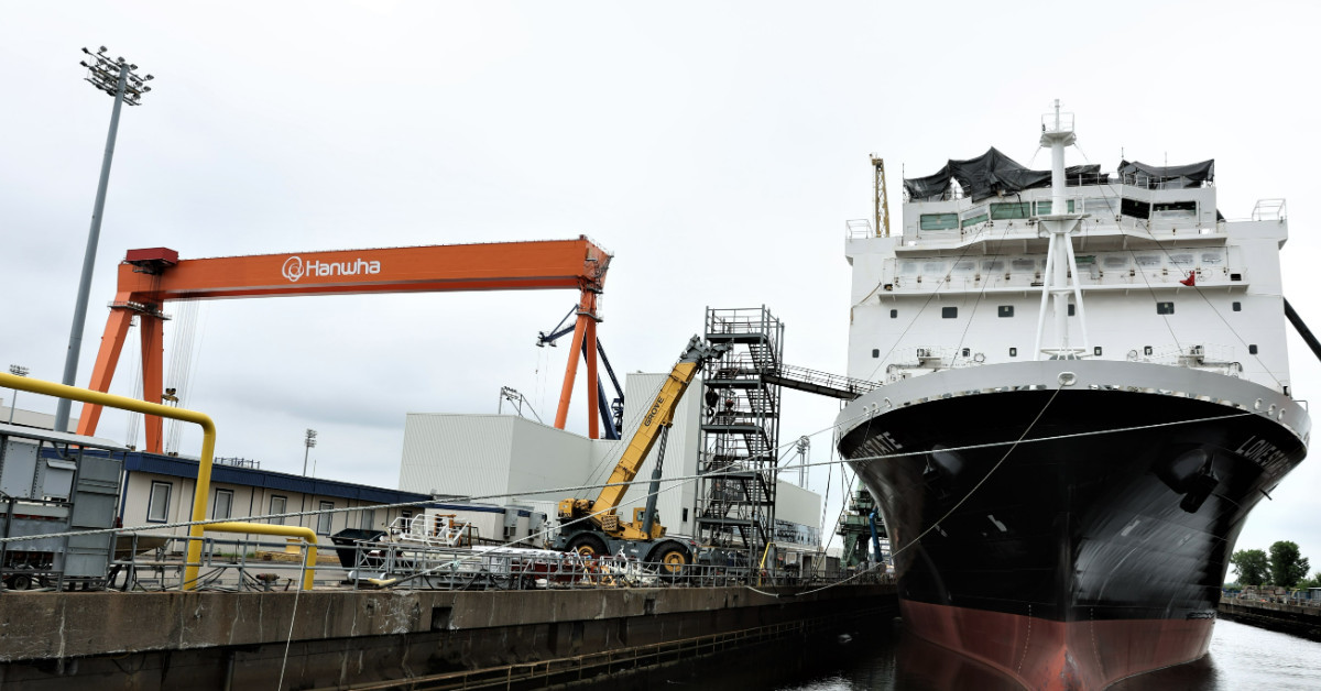 한화필리조선소 전경 / 한화