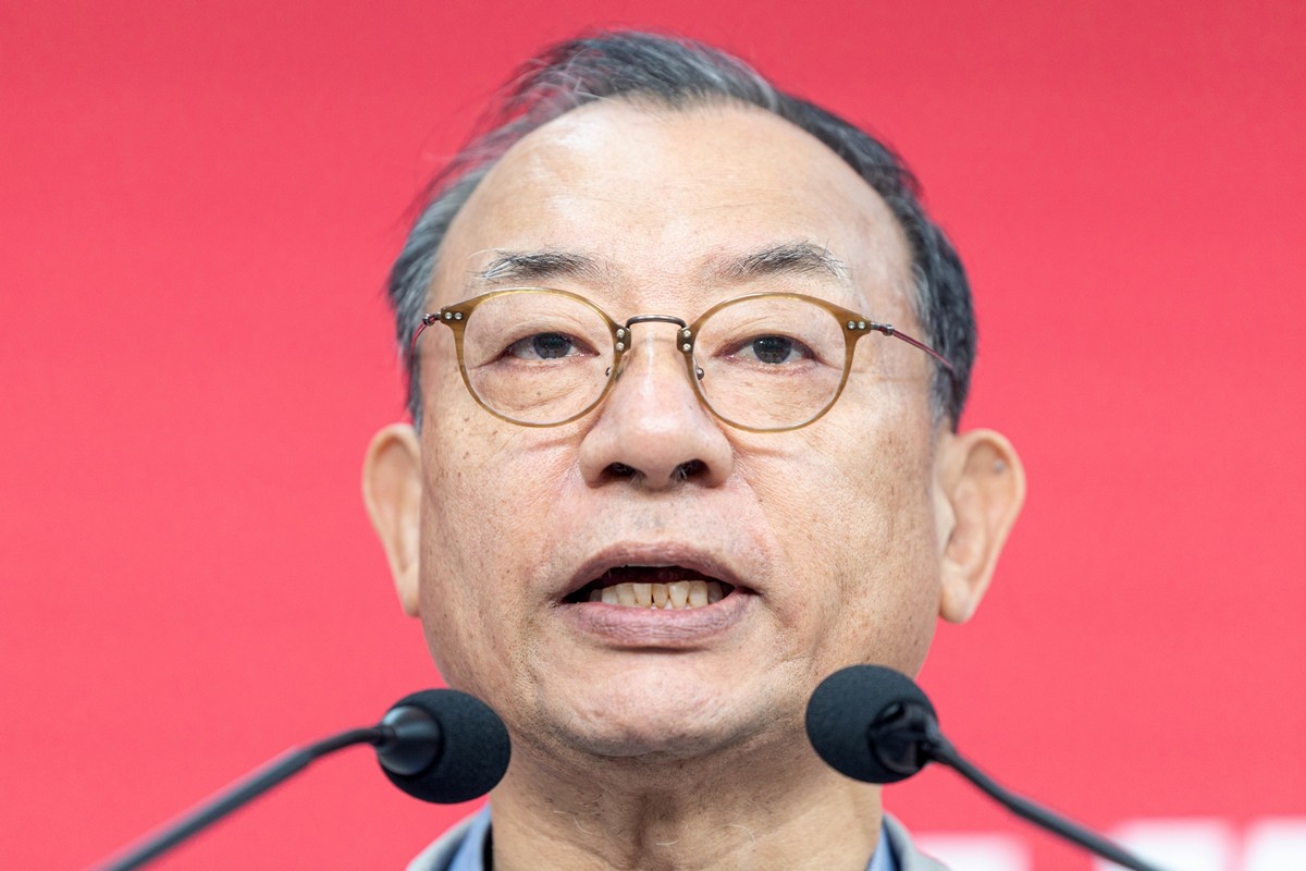 이정현 국민의힘 공천관리위원장이 31일 서울 여의도 중앙당사에서 사퇴 기자회견을 하고 있다.     이 위원장은 국민의힘 6·3 지방선거 공천 작업을 주도해 왔다.     / 뉴스1