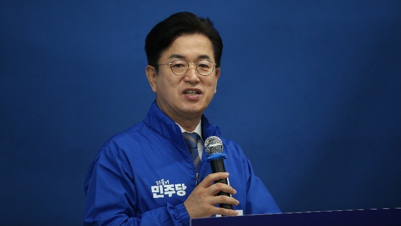 허태정 더불어민주당 대전시장 예비후보가 31일 선거캠프에서 ‘시정 정상화’를 골자로 한 정책공약을 발표하고 있다./사진=김지연 기자