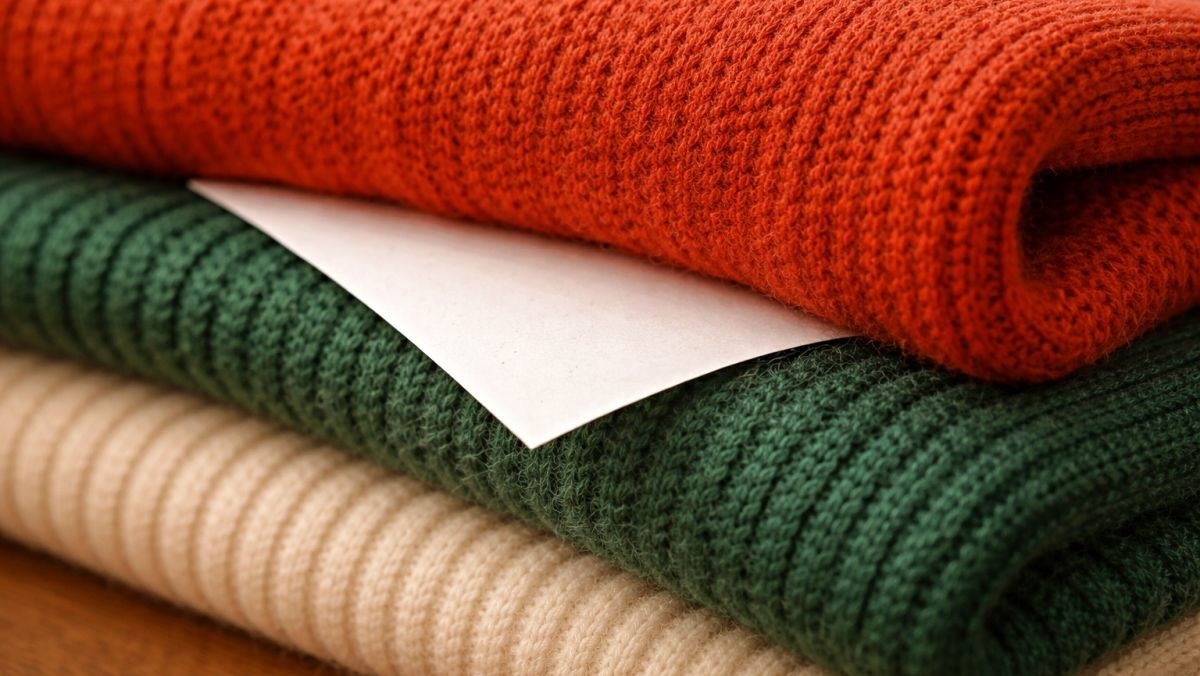 '겨울 니트 보관 꿀팁은...' 기사 내용 토대로 AI툴 활용해 제작한 자료사진.