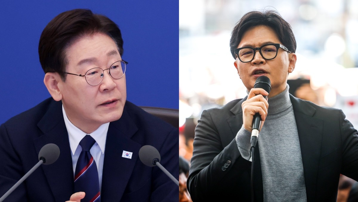 이재명 대통령, 한동훈 전 국민의힘 대표 / 뉴스1