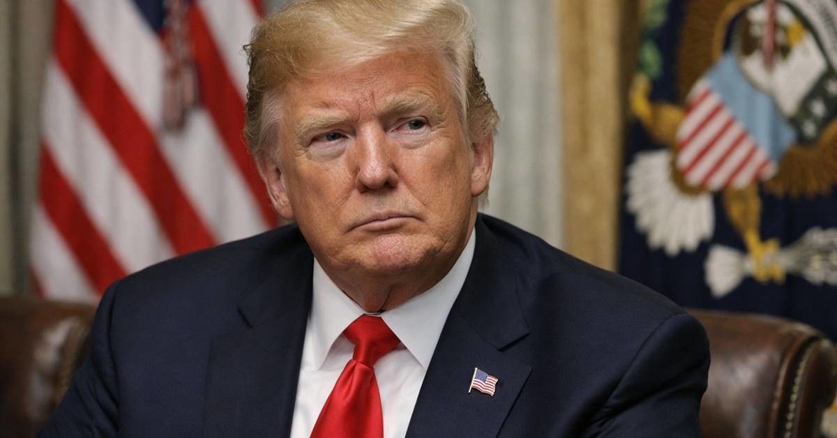 도널드 트럼프 미국 대통령. 기사에 대한 이해를 돕기 위해 AI 툴로 제작한 자료 사진