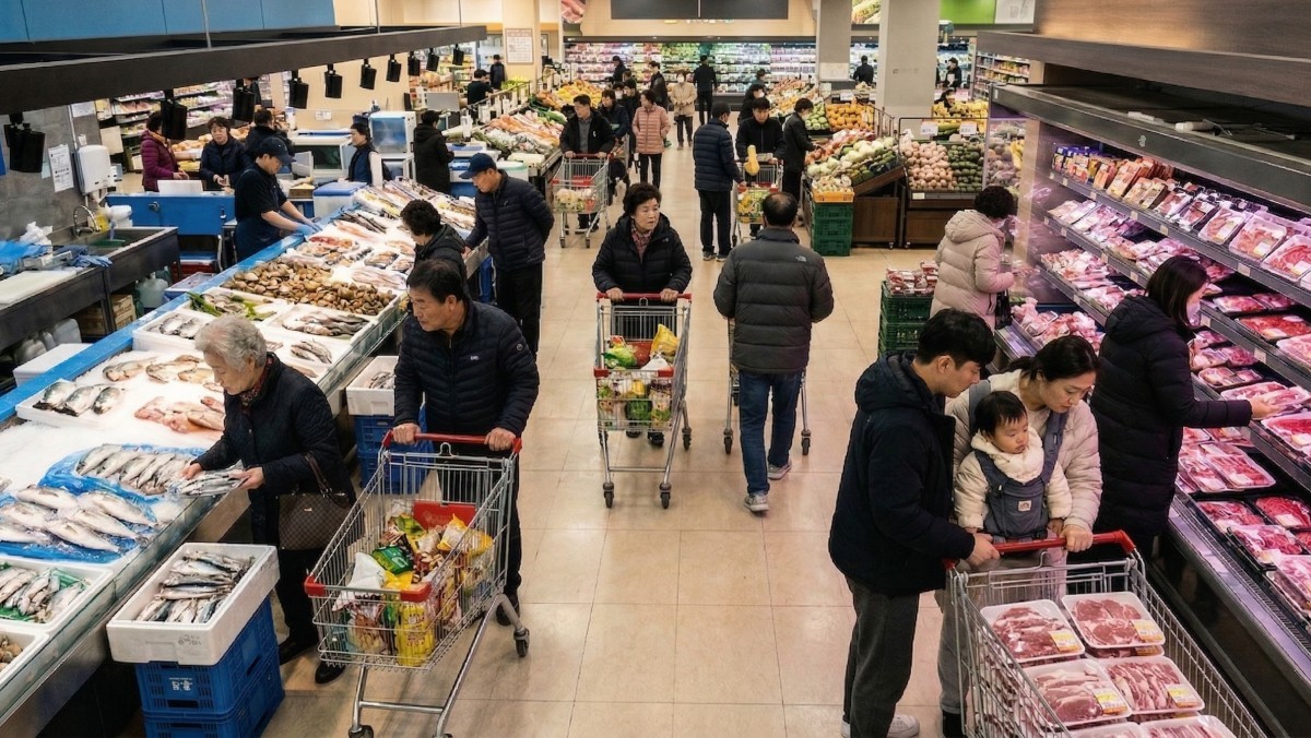 AI가 생성한 마트 자료사진. 실제와 차이가 있을 수 있습니다.