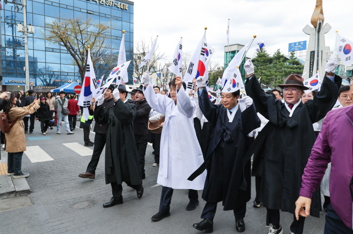 군포 3.31 만세운동 기념행사. / 군포시