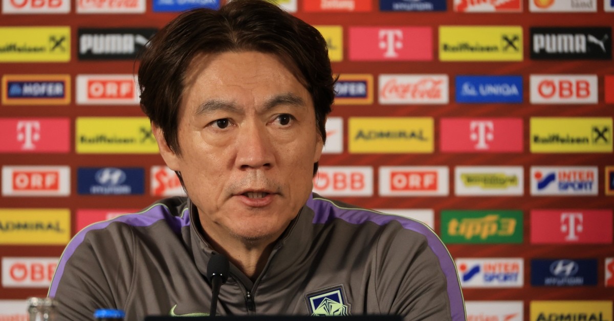 홍명보호는 월드컵 첫 상대로 체코를 상대한다. 홍명보 한국 축구 국가대표팀 감독 / 연합뉴스