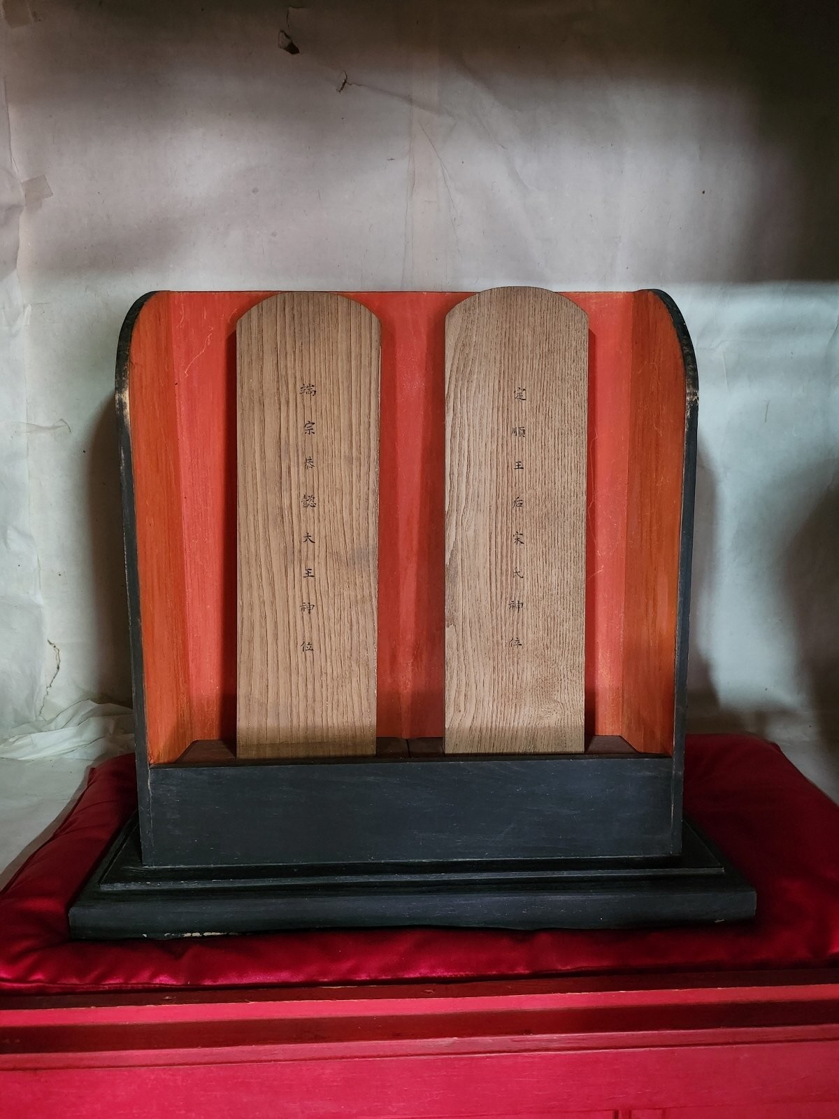 공주 숙모전_단종과 정순왕후 위패 / 공주시