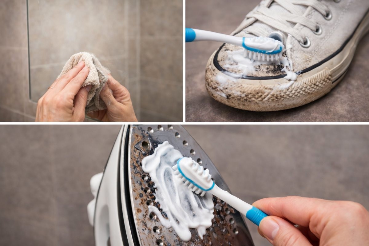 치약으로 세척하는 모습 / 기사 내용을 바탕으로 제작한 AI 이미지