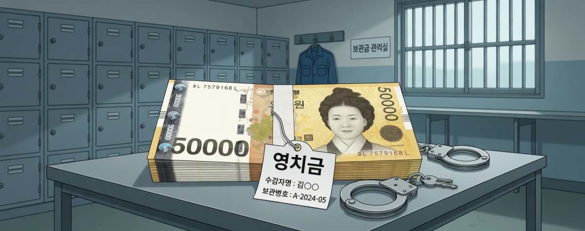 영치금. 기사 내용 토대로 AI툴 활용해 제작한 단순 자료사진.