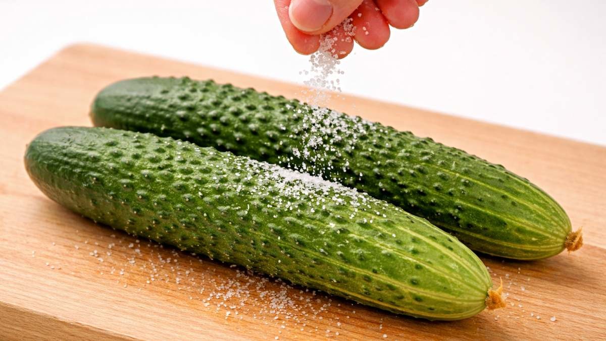 '오이에 소금을...' 기사 내용 토대로 AI툴 활용해 제작한 자료사진.