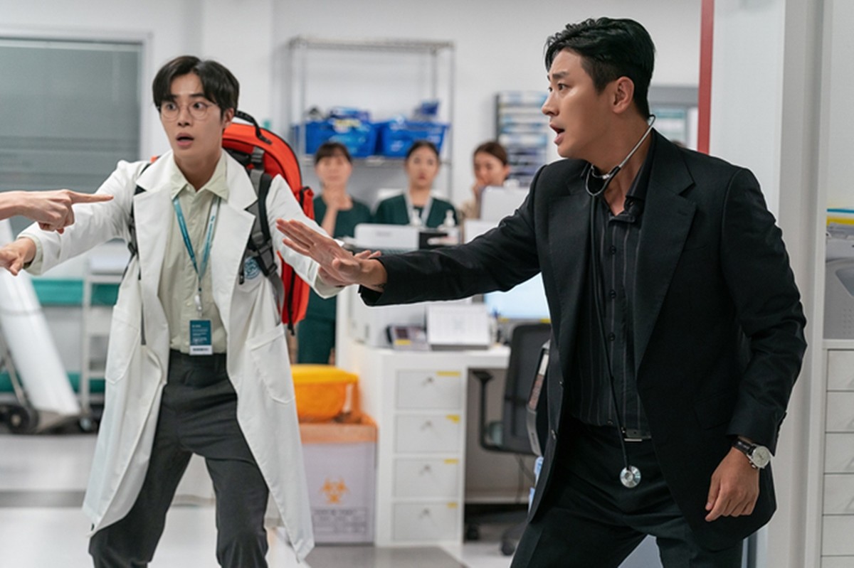 '중증외상센터' 주연 배우 추영우와 주지훈 / 넷플릭스