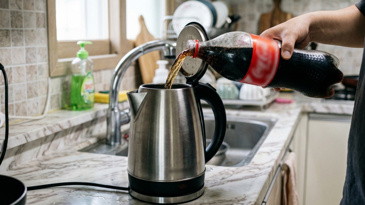 김빠진 콜라를 버리지 말고 '커피 포트'에 넣어보세요…이 쉬운 걸 여태껏 몰랐네요