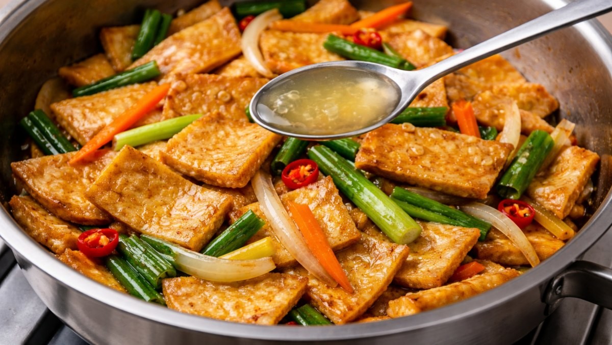 어묵볶음을 만드는 모습 / 기사 내용을 바탕으로 제작한 AI 이미지