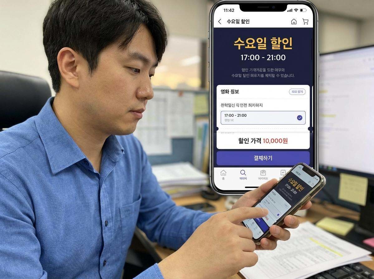 오는 5월부터 월 2회 시행되는 '문화가 있는 날' 영화티켓 할인. 기사 내용 토대로 AI툴 활용해 제작한 자료사진.