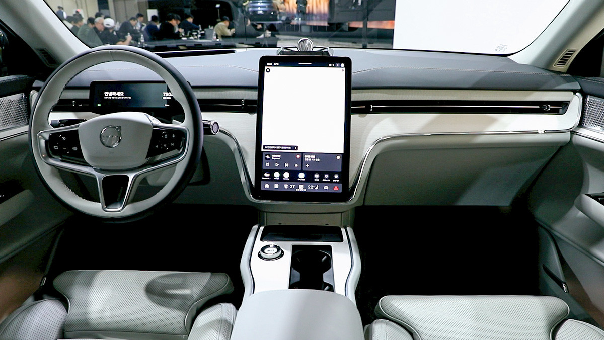 볼보 EX90의 실내. / 권혁재 PD