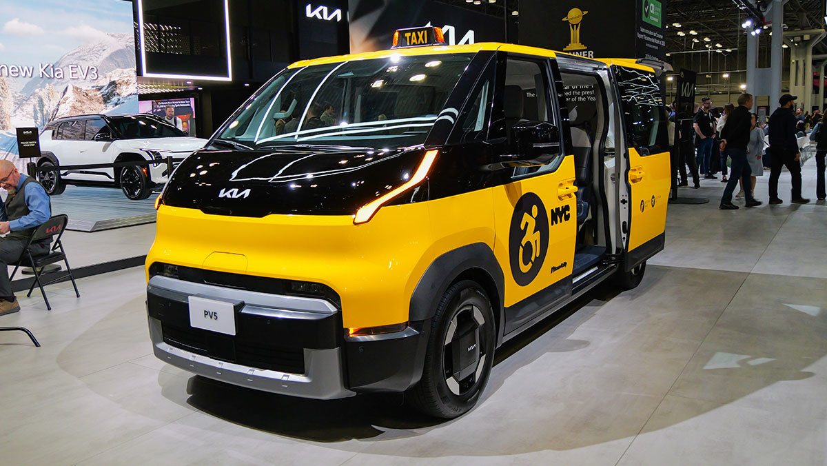 PV5 WAV 뉴욕 택시 콘셉트. / 기아