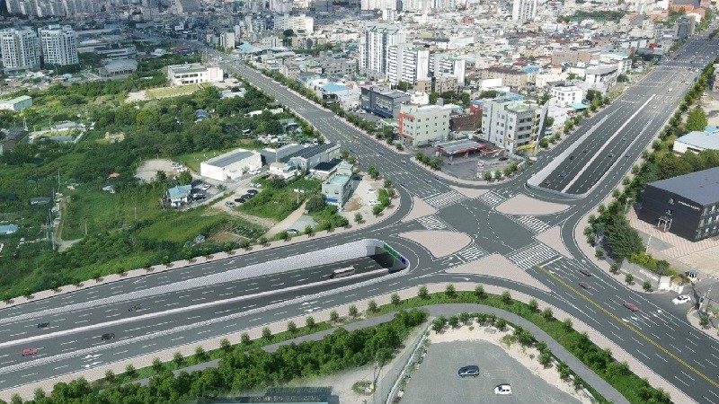 구암교차로 전경