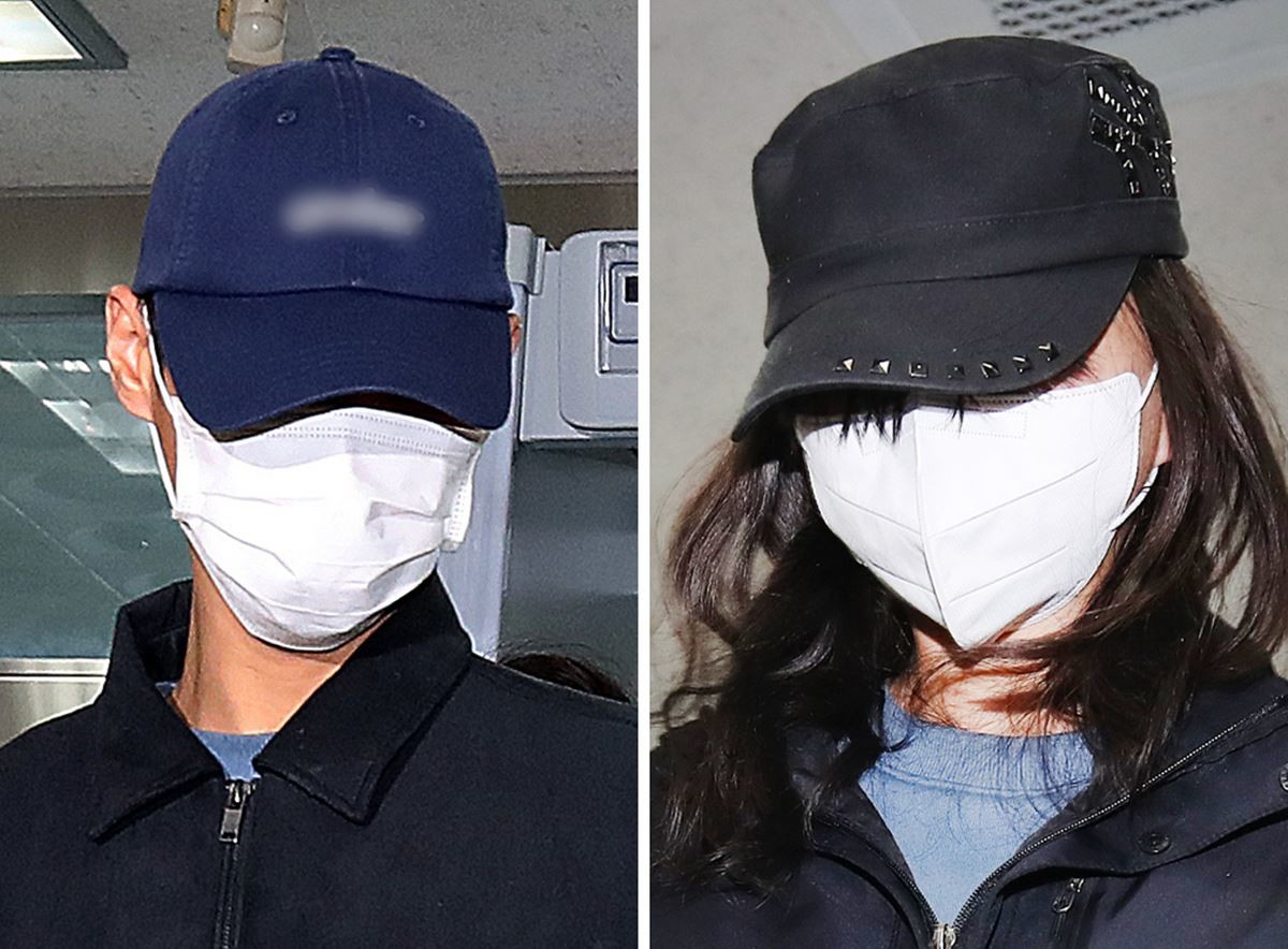 대구 '캐리어 시체유기' 사위·딸 영장실질심사 출석 / 뉴스1