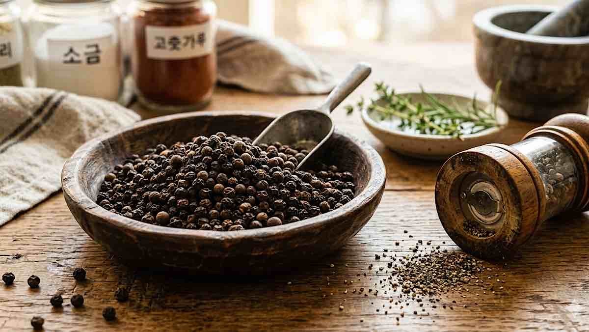 통후추와 순후추 사진 (기사 이해를 돕기 위해 AI로 제작)