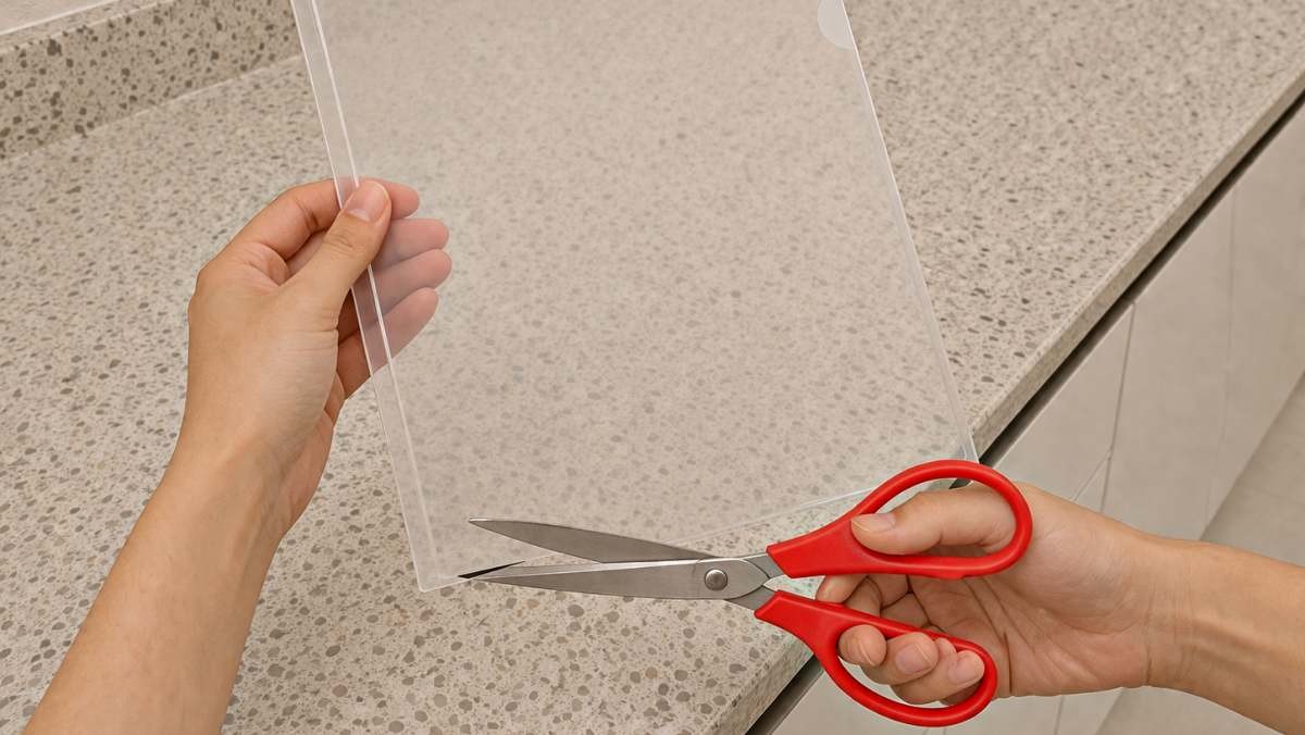 집에 굴러다니는 L자 파일 '꿀팁' 공개. 기사 내용 토대로 AI툴 활용해 제작한 자료사진.