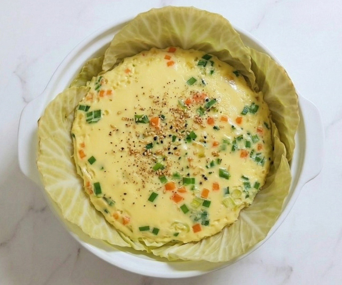 기사를 바탕으로 AI가 생성한 양배추 계란찜 자료사진. 실제와 다소 차이가 있을 수 있습니다.