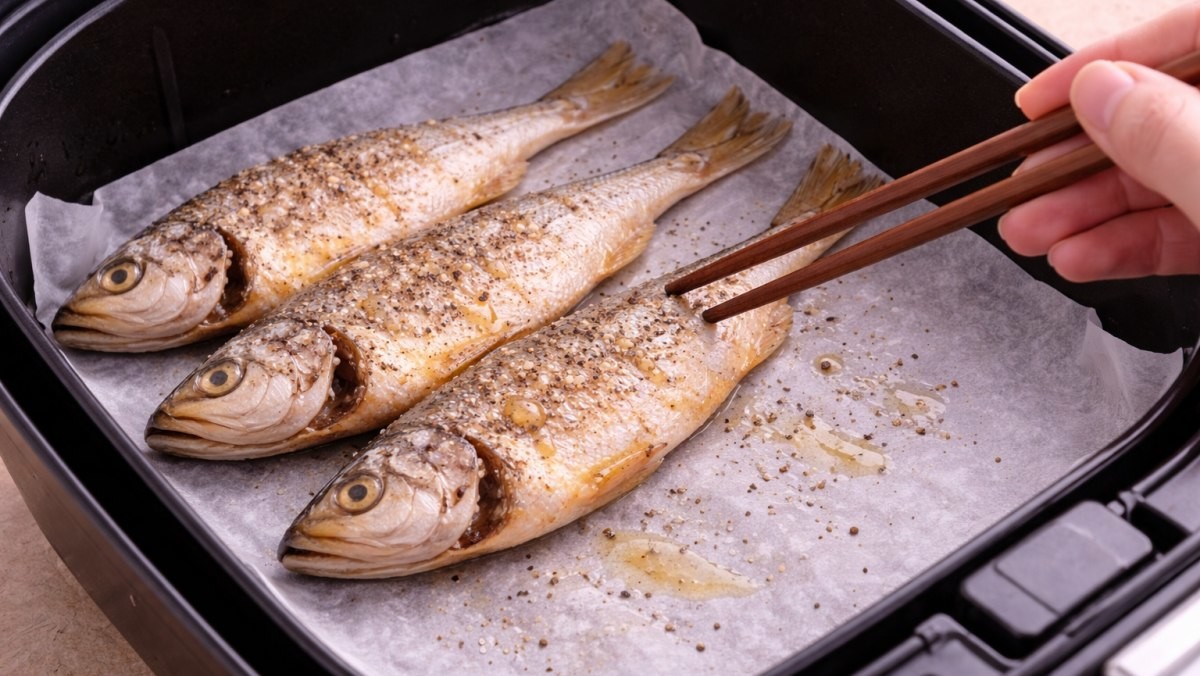 조기를 굽는 모습 / 기사 내용을 바탕으로 제작한 AI 이미지