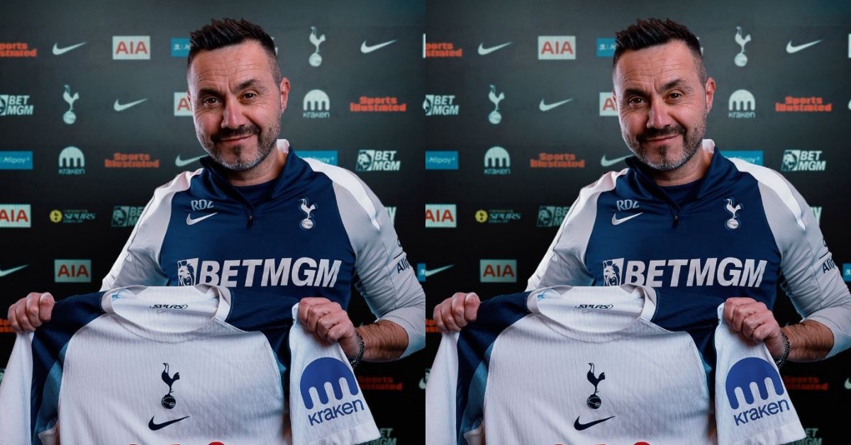 토트넘 홋스퍼의 새 감독으로 부임한 로베르토 데 제르비 감독 / 토트넘 홋스퍼 인스타그램